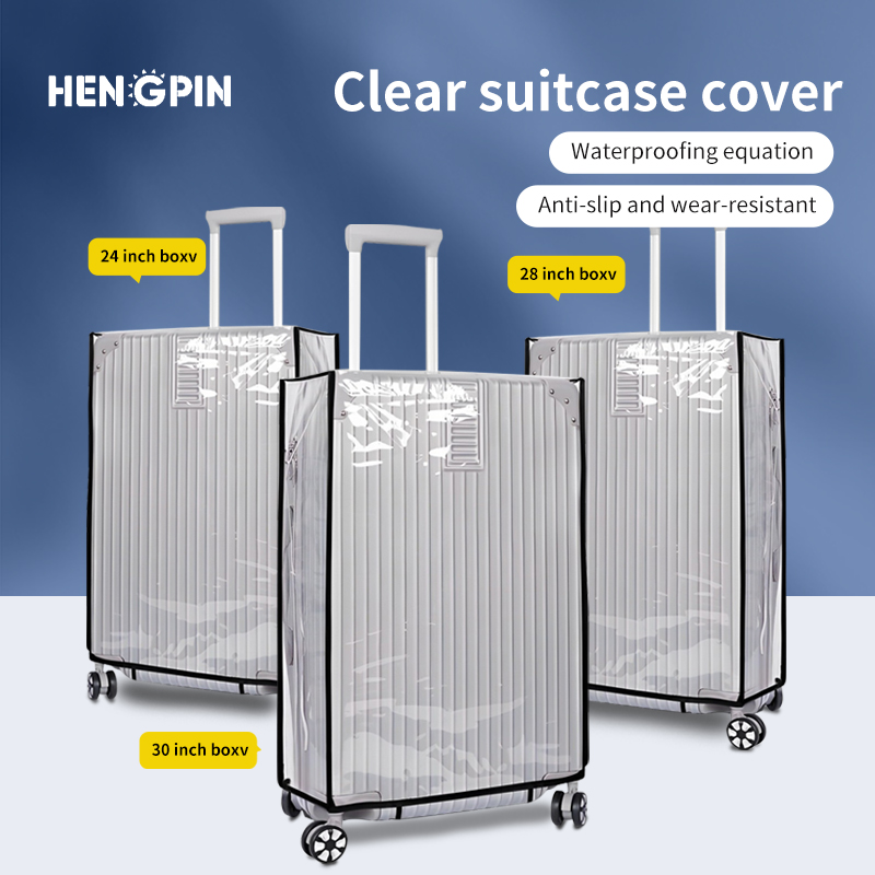 Waterproof Suitcase Cover Protector - Full Transparent Luggage Protector Cover PVC