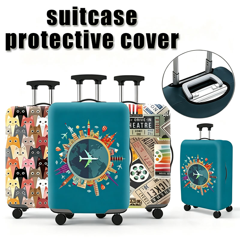Waterproof Suitcase Cover Protector - New Travel Suitcases Protector Carrier Waterproof