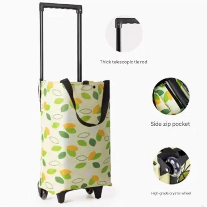 Retractable Handle Foldable Sh - огляд і ціна Foldable Rolling Luggage Bag