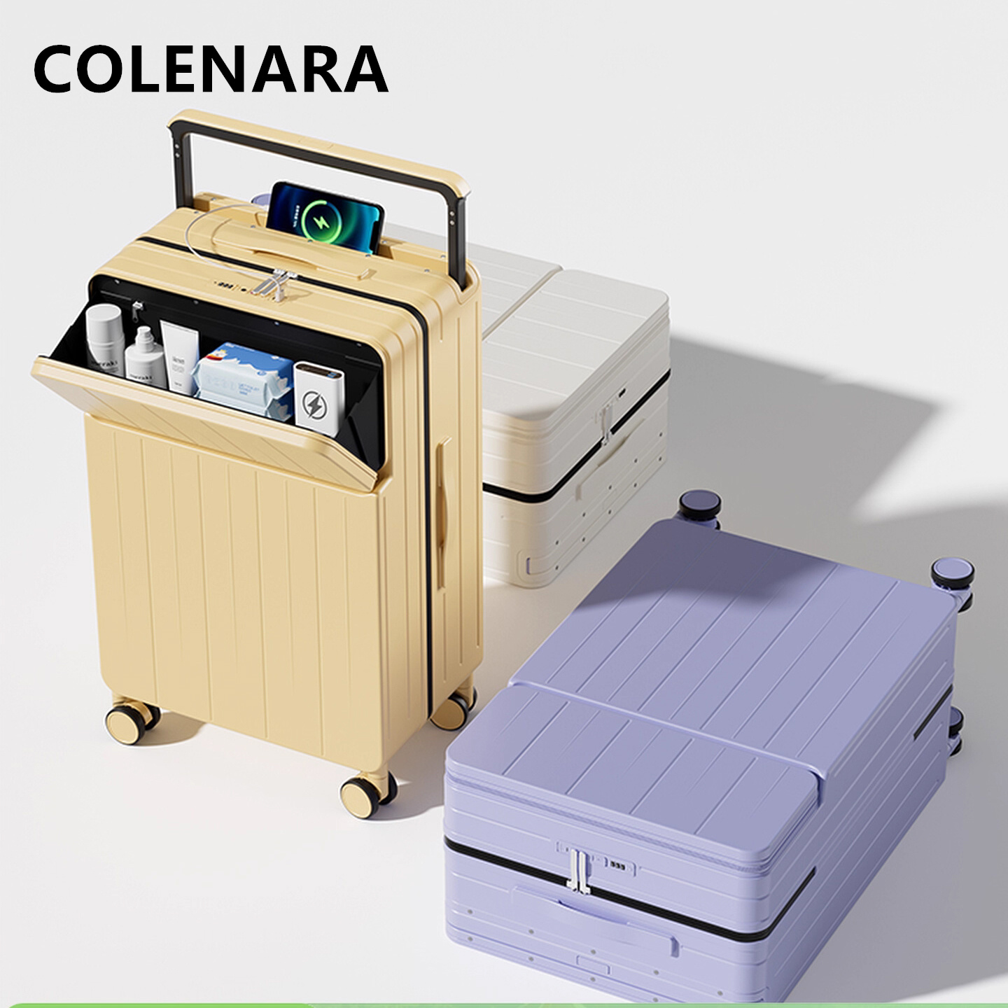 COLENARA Multifunctional Suitc - огляд і ціна Front Opening Laptop Luggage 24 Inch
