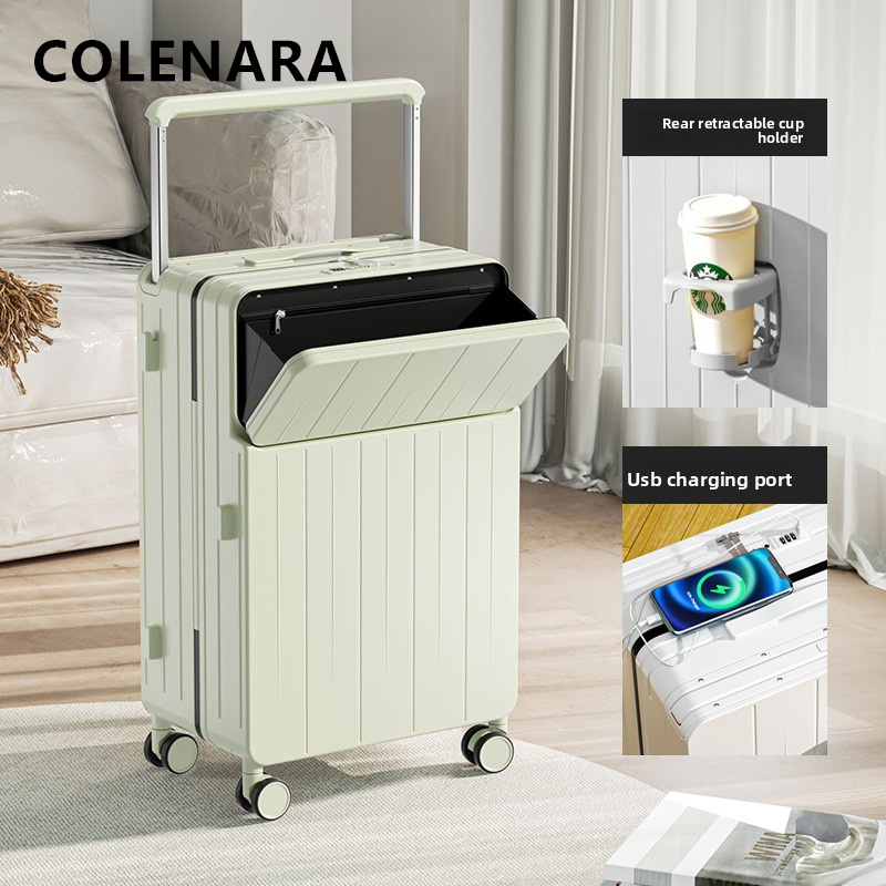 COLENARA Multifunctional Suitc - огляд і ціна Front Opening Laptop Luggage 24 Inch
