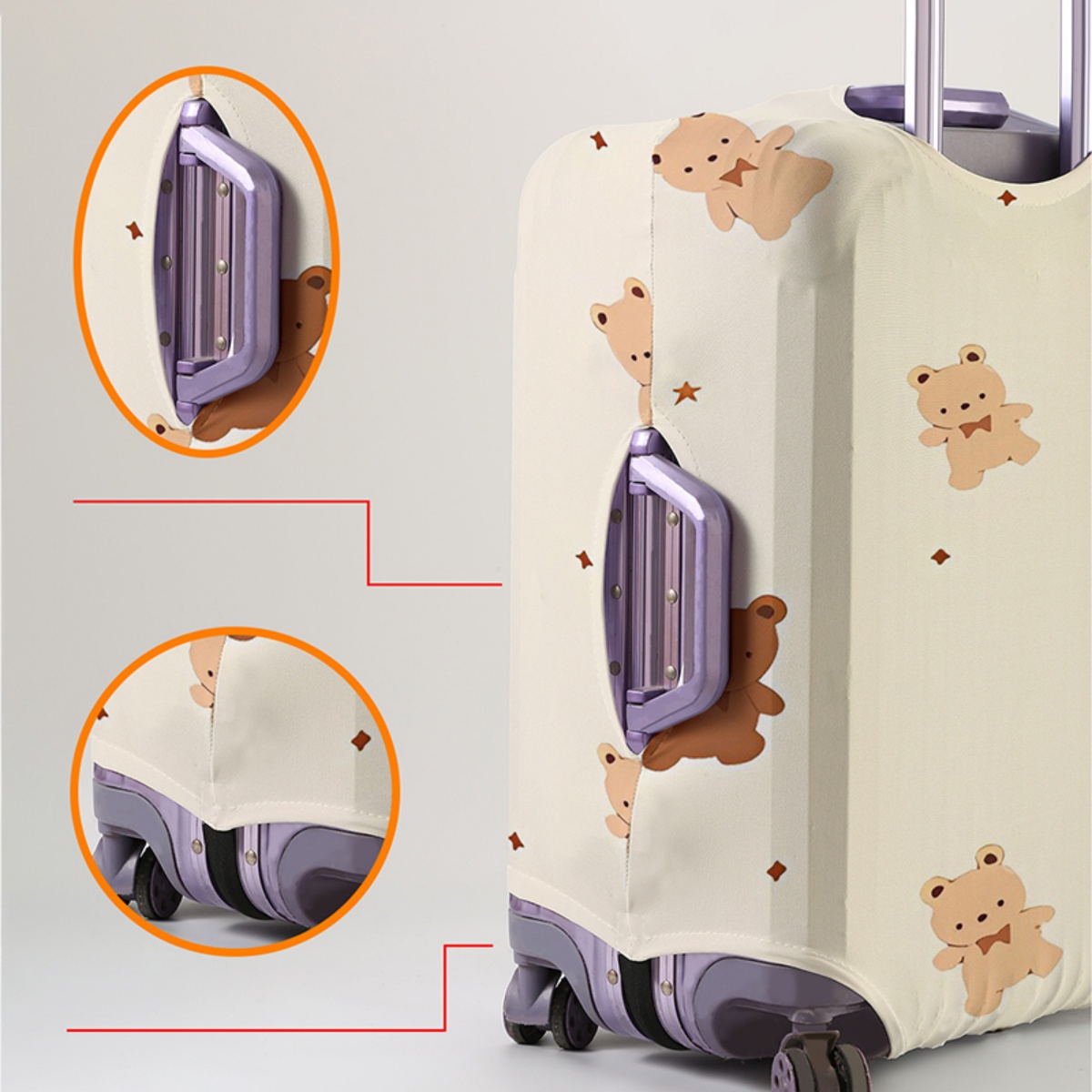 Luggage Cover Protector Elasti - огляд і ціна Waterproof Suitcase Cover Protector