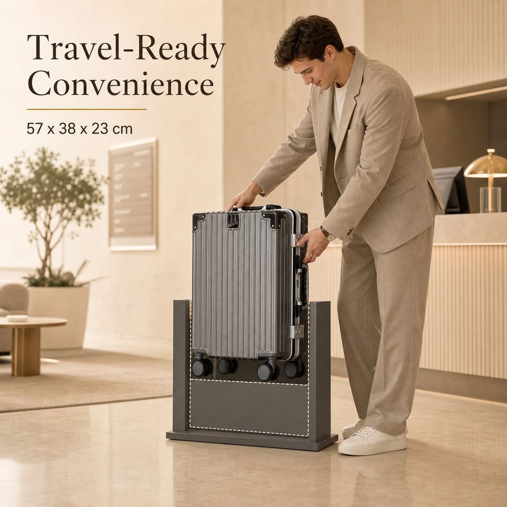Carry On Suitcase Airline Appr - огляд і ціна Aluminum Frame Carry On Luggage