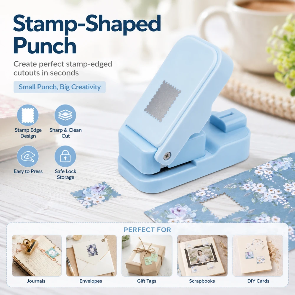 Postage Stamp Edge Paper Punch - огляд і ціна Handbags