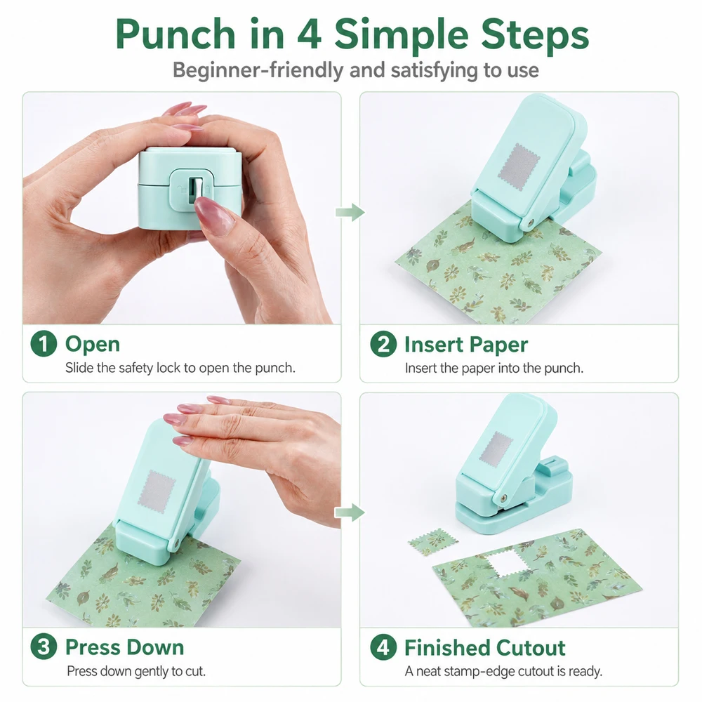 Postage Stamp Edge Paper Punch - огляд і ціна Handbags