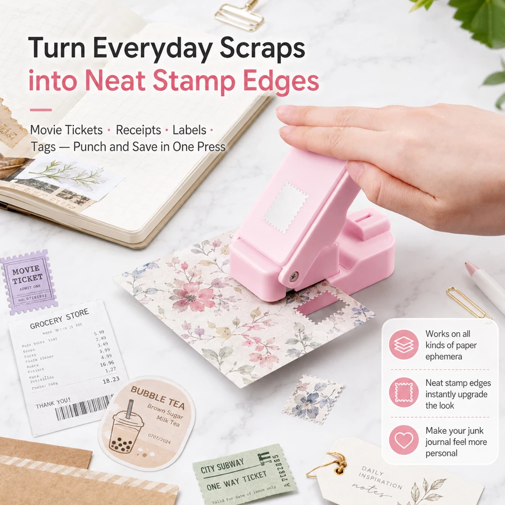 Postage Stamp Edge Paper Punch - огляд і ціна Handbags
