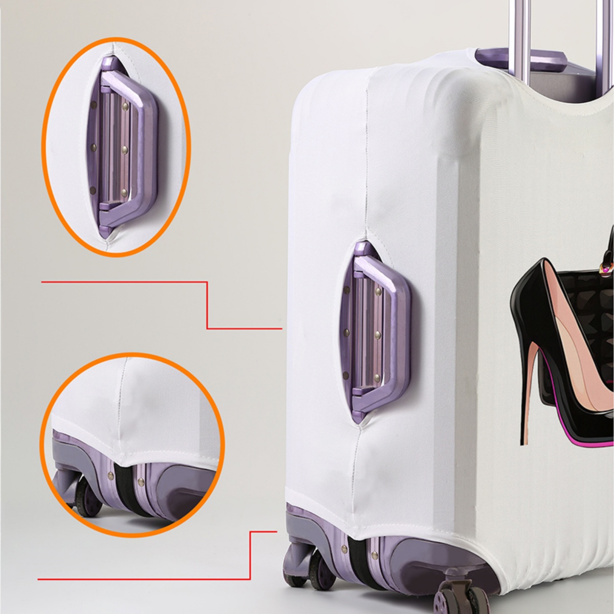 Luggage Cover Protector Elasti - огляд і ціна Waterproof Suitcase Cover Protector