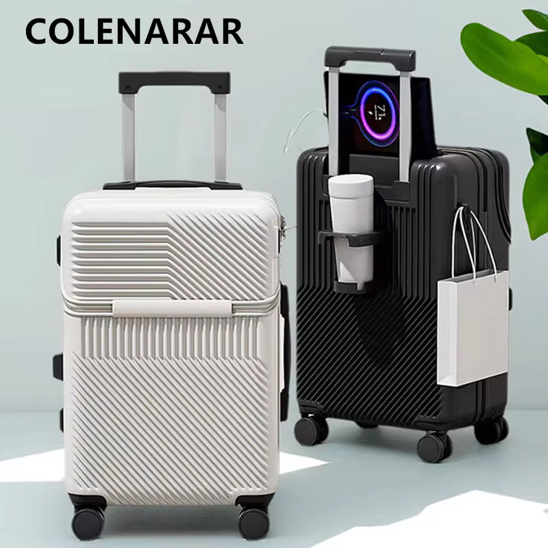 COLENARA Charging Luggage Fron - огляд і ціна Front Opening Laptop Luggage 24 Inch