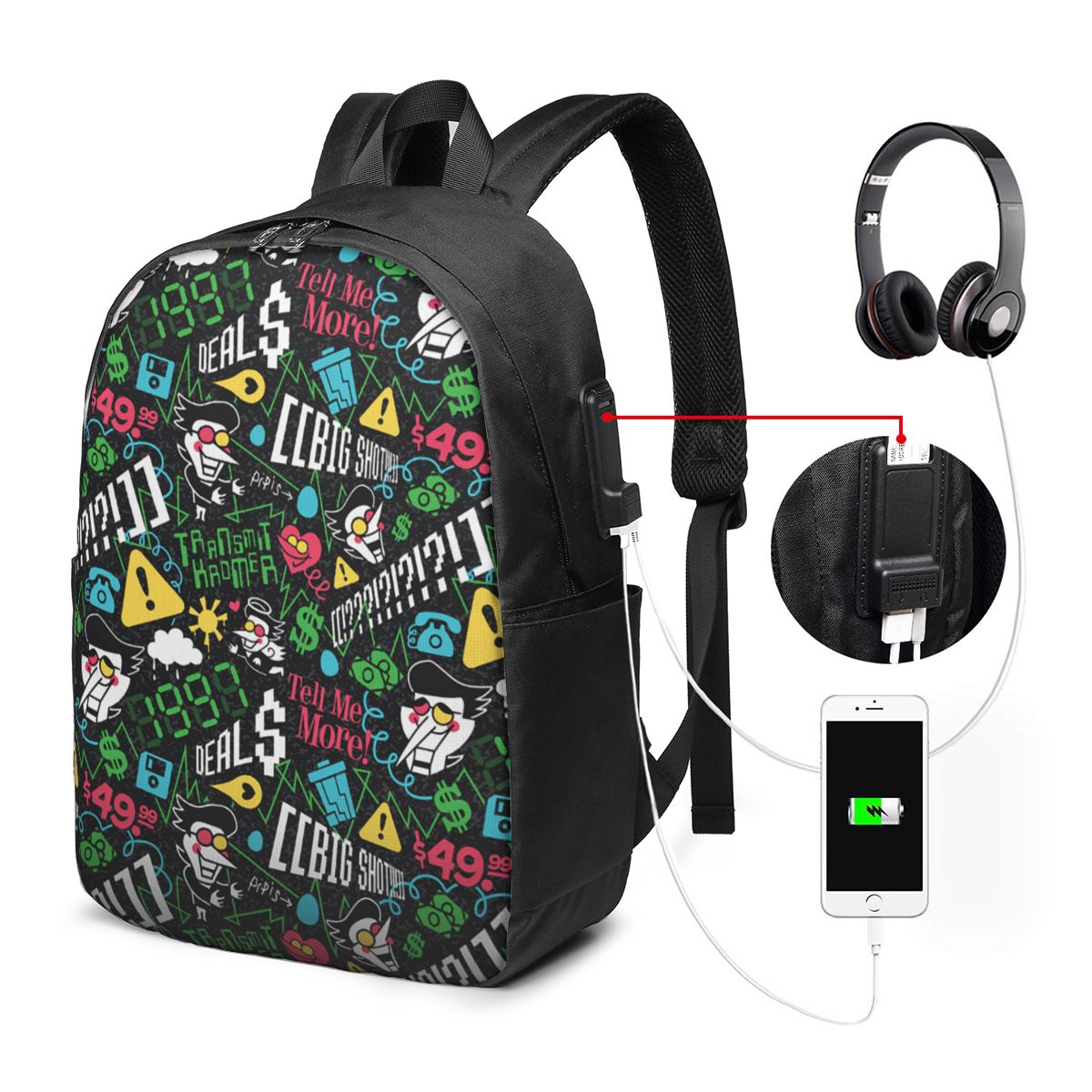 Deltarune SPAMTON G Backpack T - огляд і ціна Backpacks