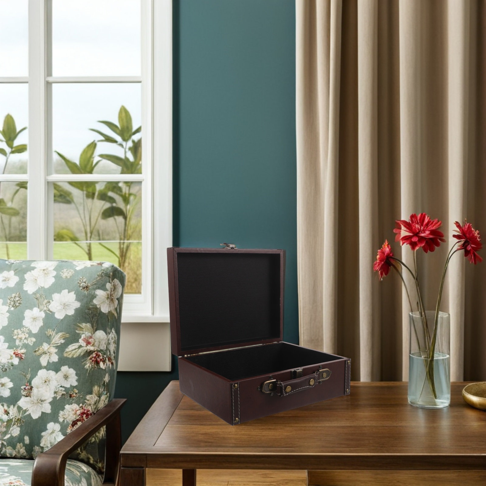 Vintage Suitcase Prop Retro Wo - огляд і ціна Retro Vintage Trunk Suitcase