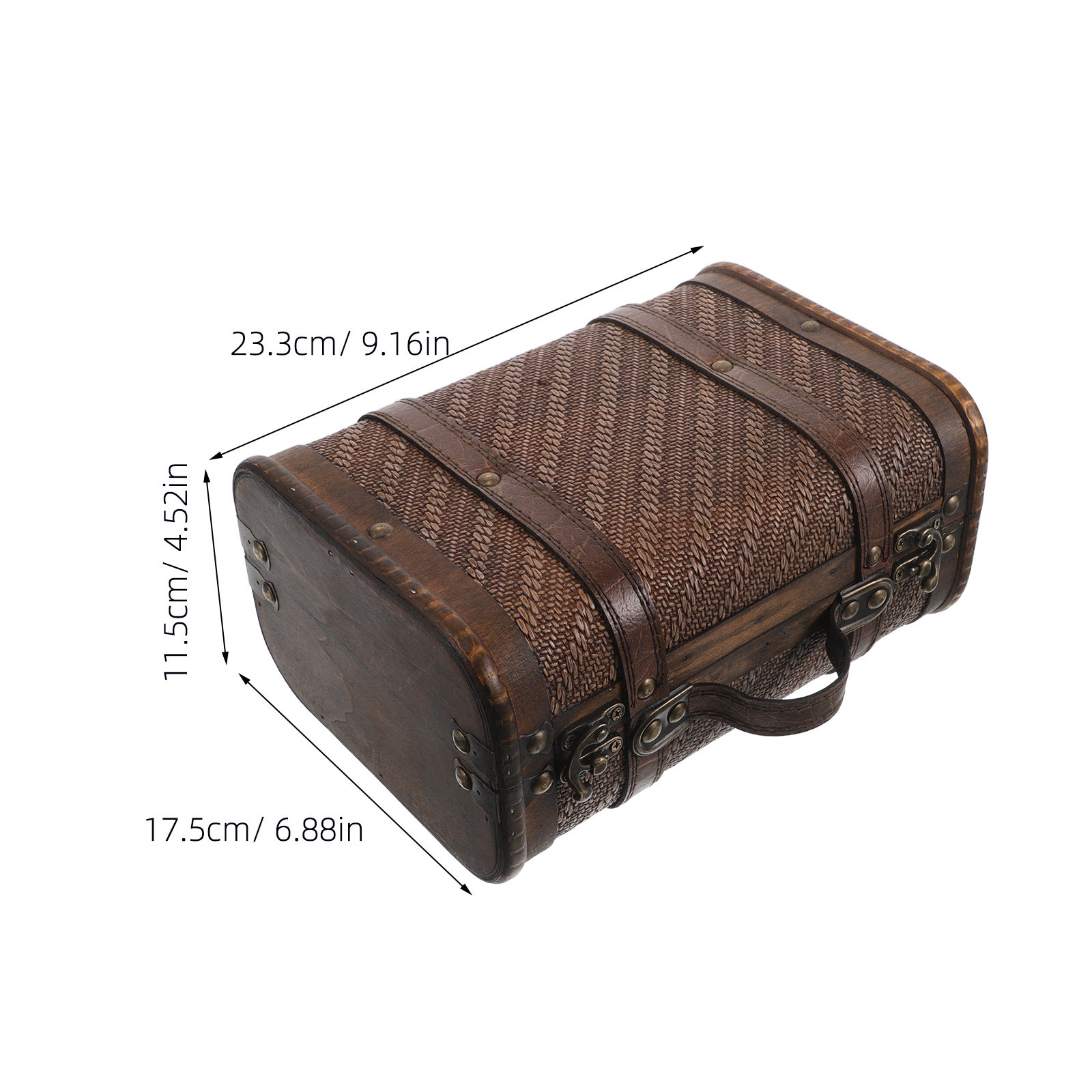 Wooden Vintage Suitcase Decora - огляд і ціна Retro Vintage Trunk Suitcase