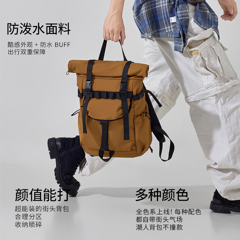 New Men's roll mouth expandabl - огляд і ціна Foldable Rolling Luggage Bag