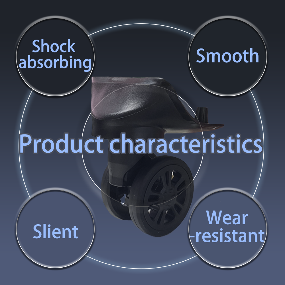 Suitable For HINOMOTO HRD02 Un - огляд і ціна Silent Replacement Luggage Wheels
