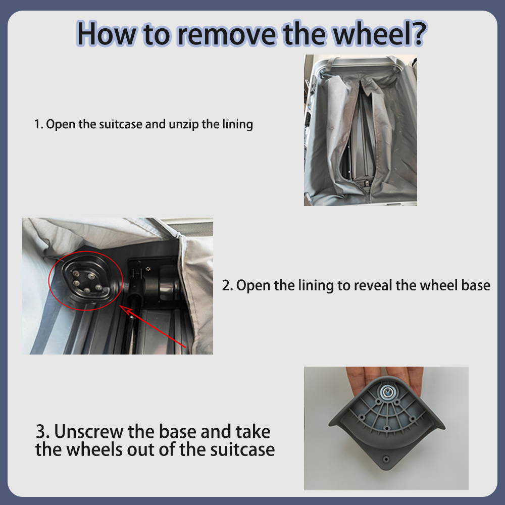 Suitable For HINOMOTO HRD02 Un - огляд і ціна Silent Replacement Luggage Wheels