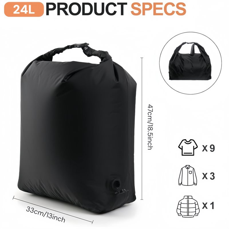 A25F-Reusables Clothes Organiz - огляд і ціна Foldable Rolling Luggage Bag