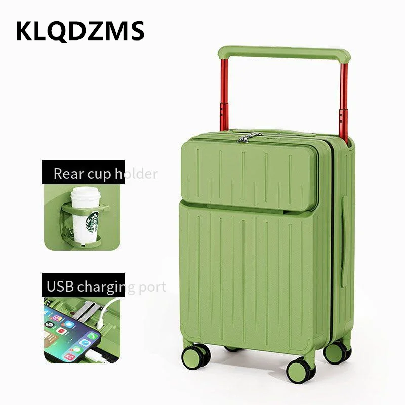 KLQDZMS Front Opening Suitcase - огляд і ціна Front Opening Laptop Luggage 24 Inch