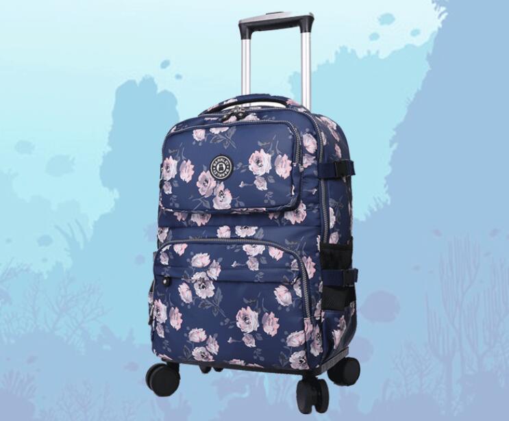 Women Travel Trolley Suitcase  - огляд і ціна Foldable Rolling Luggage Bag