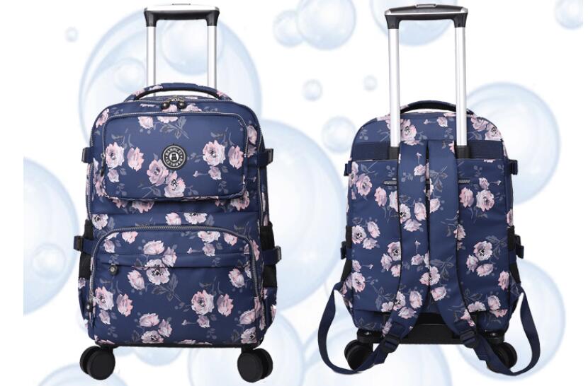 Women Travel Trolley Suitcase  - огляд і ціна Foldable Rolling Luggage Bag