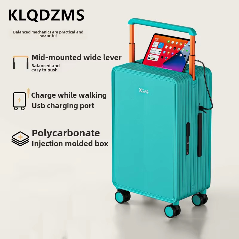 KLQDZMS Luggage ABS+PC Boardin - огляд і ціна Spinner Wheel Rolling Suitcase 20 Inch