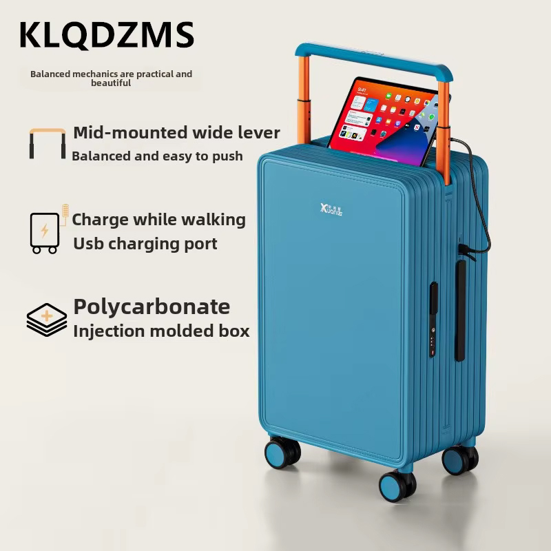 KLQDZMS Luggage ABS+PC Boardin - огляд і ціна Spinner Wheel Rolling Suitcase 20 Inch