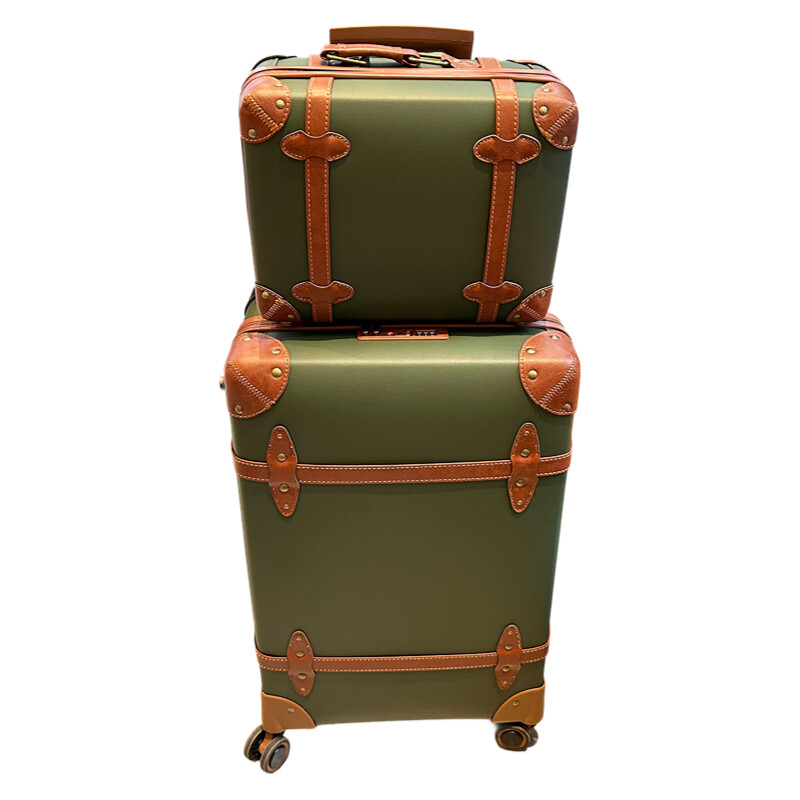 Vintage PU Leather Suitcase fo - огляд і ціна Retro Vintage Trunk Suitcase