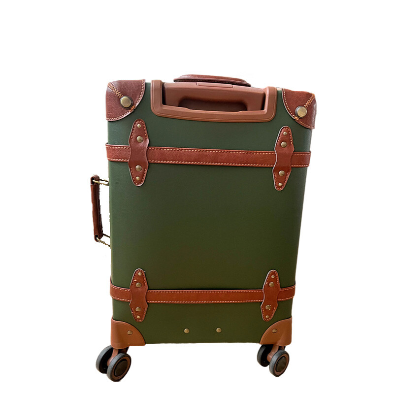 Vintage PU Leather Suitcase fo - огляд і ціна Retro Vintage Trunk Suitcase