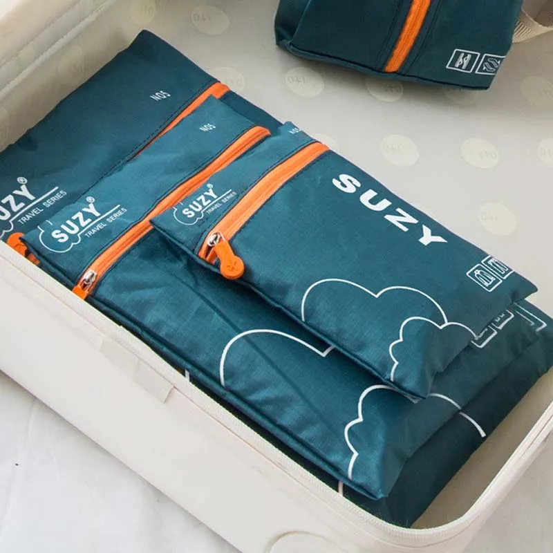 7/6 Pieces Set Travel Organize - огляд і ціна Foldable Rolling Luggage Bag