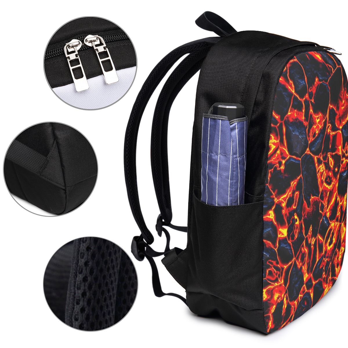 Magma Volcano Lava Fire Backpa - огляд і ціна Backpacks