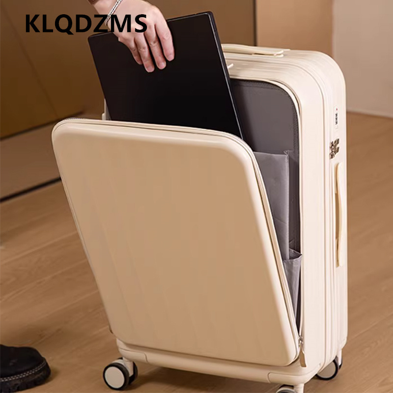 KLQDZMS Multifunctional Suitca - огляд і ціна Front Opening Laptop Luggage 24 Inch