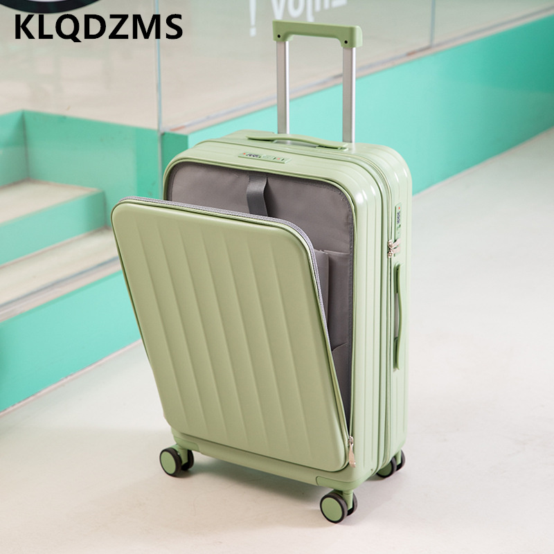 KLQDZMS Multifunctional Suitca - огляд і ціна Front Opening Laptop Luggage 24 Inch