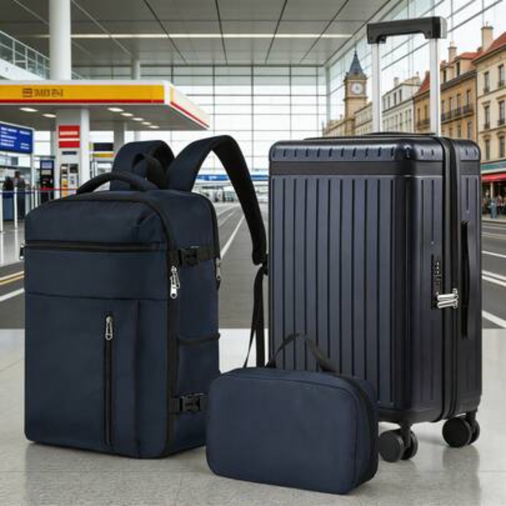 3 Piece 20 Inch Carry On Lugga - огляд і ціна Spinner Wheel Rolling Suitcase 20 Inch