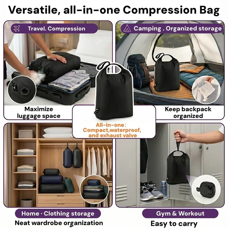 EYFL-24L Hand Roll Compression - огляд і ціна Foldable Rolling Luggage Bag