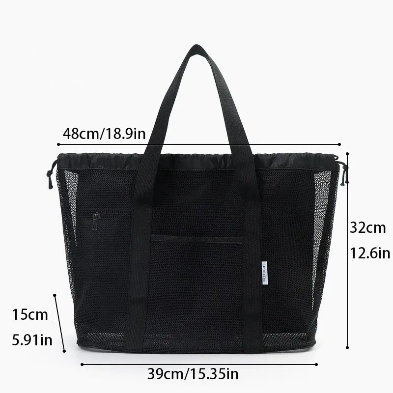 Large Capacity Beach Bag Drain - огляд і ціна Cosmetic Bags
