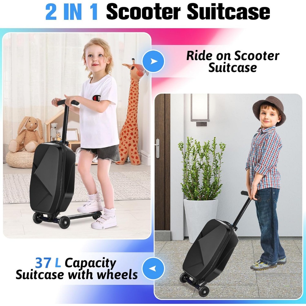 Scooter Luggage for Kids: Ligh - огляд і ціна Kids Ride On Suitcase Scooter