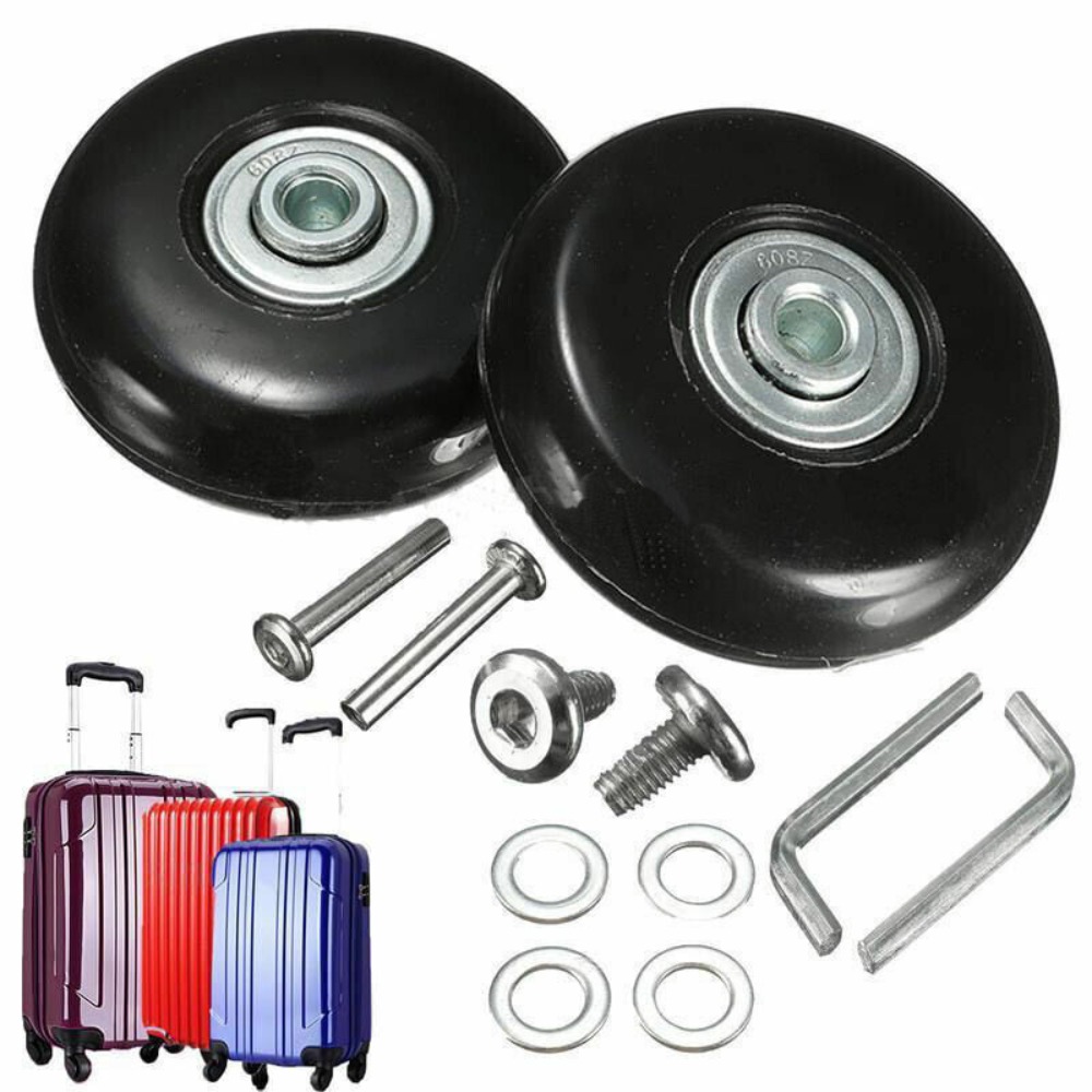 2Pcs Replace Wheels With Screw - огляд і ціна Silent Replacement Luggage Wheels