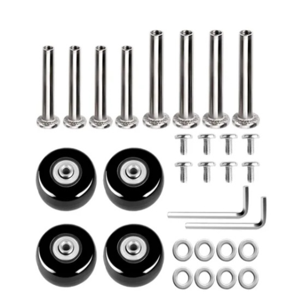 2Pcs Replace Wheels With Screw - огляд і ціна Silent Replacement Luggage Wheels