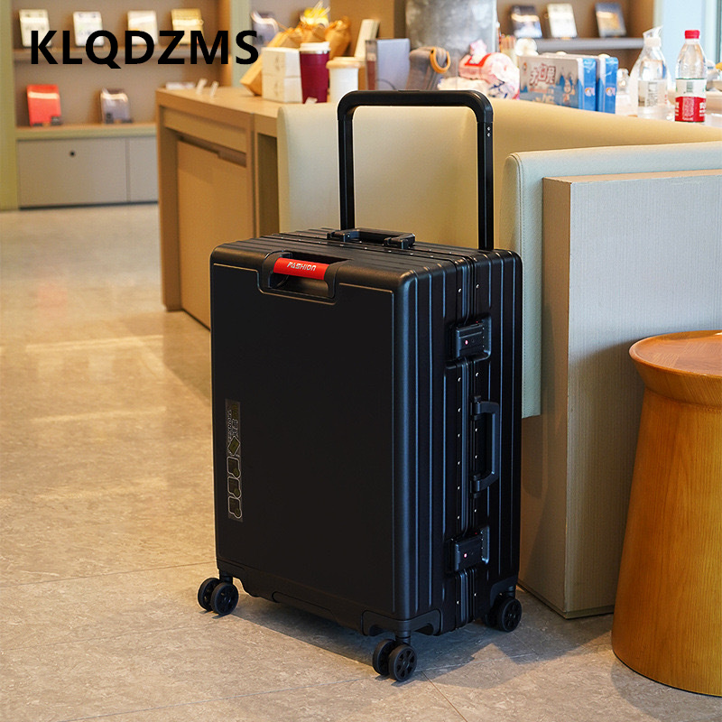 KLQDZMS Suitcase Aluminum Fram - огляд і ціна Aluminum Frame Carry On Luggage