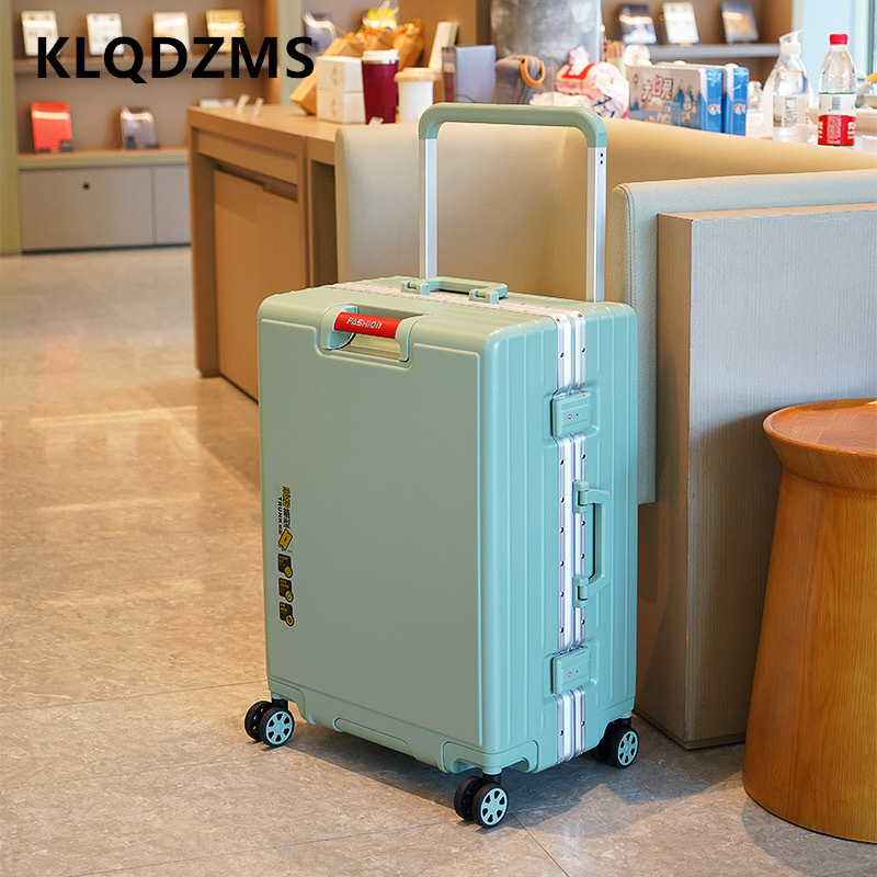 KLQDZMS Suitcase Aluminum Fram - огляд і ціна Aluminum Frame Carry On Luggage
