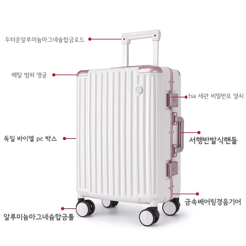 sushimu Suitcase  Travel Suitc - огляд і ціна Aluminum Frame Carry On Luggage