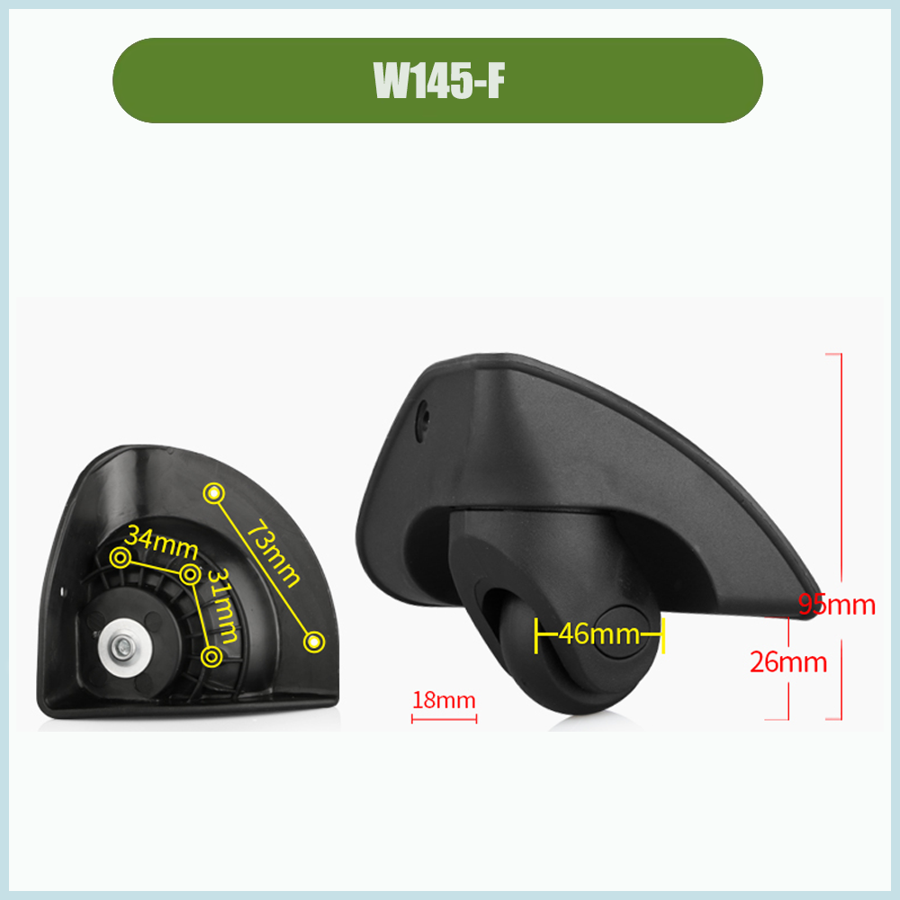 Universal Trolley Suitcase Rep - огляд і ціна Silent Replacement Luggage Wheels