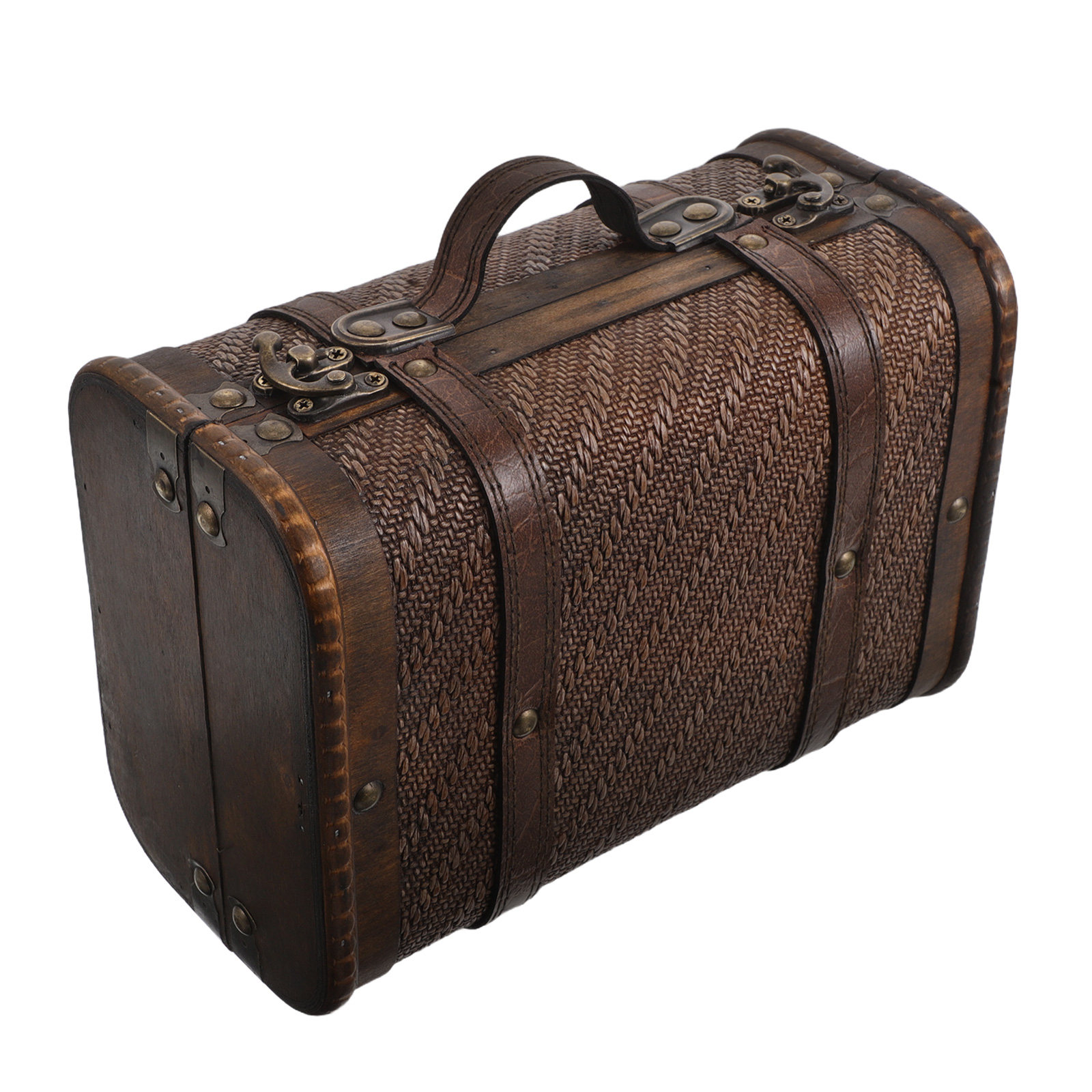 Retro Wood Storage Box Vintage - огляд і ціна Retro Vintage Trunk Suitcase