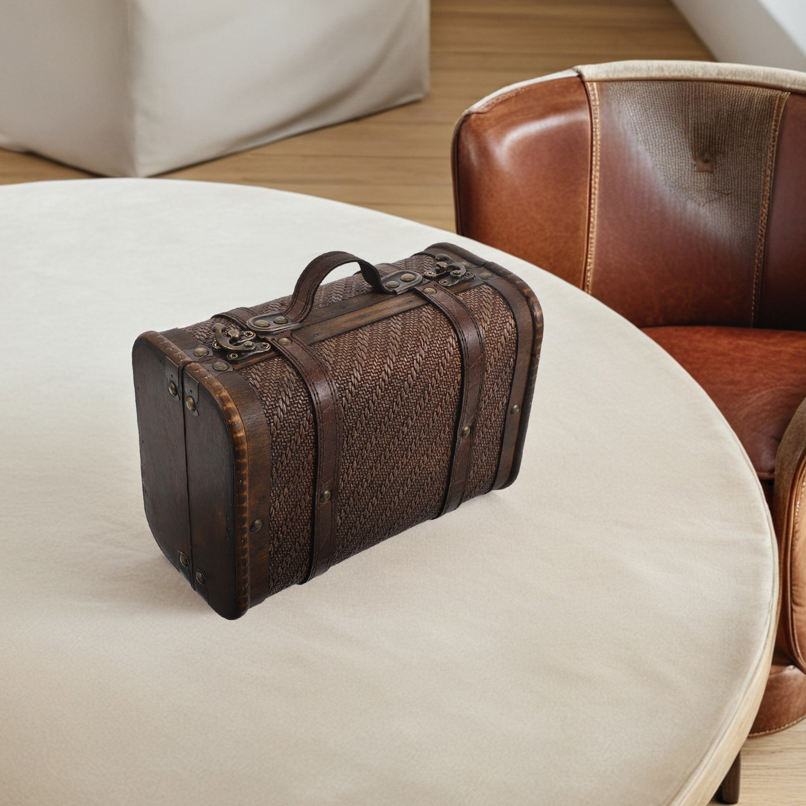 Retro Wood Storage Box Vintage - огляд і ціна Retro Vintage Trunk Suitcase