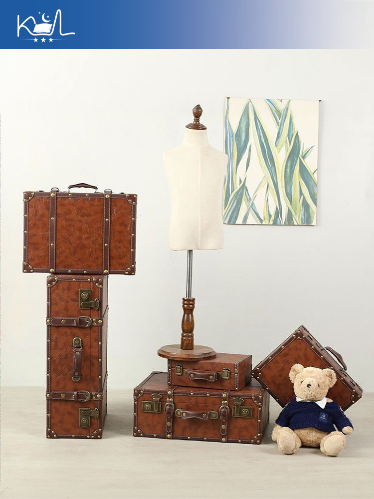 Vintage Brown Decorative Suitc - огляд і ціна Retro Vintage Trunk Suitcase