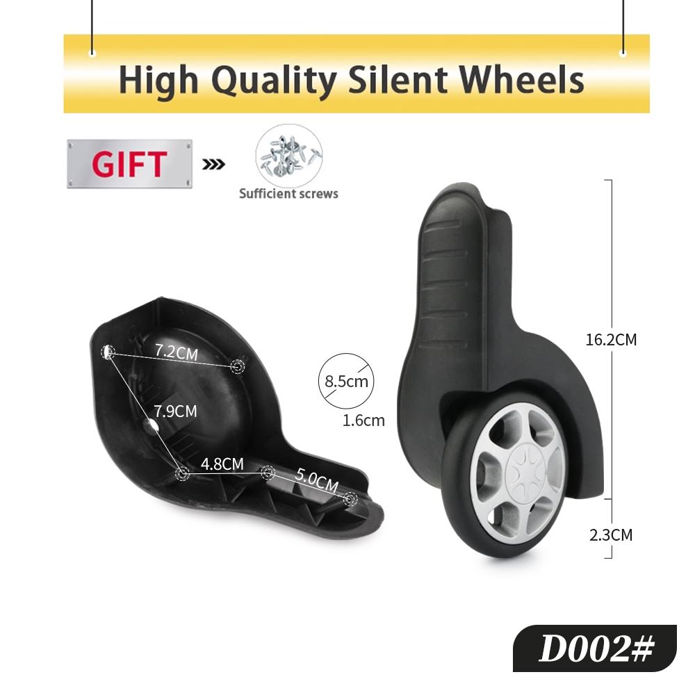 Luggage Fixed High Quality Cas - огляд і ціна Silent Replacement Luggage Wheels
