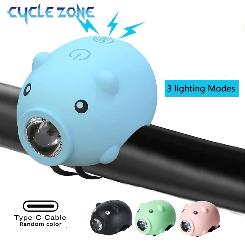 Cute Pig Bicycle Front Light w - огляд і ціна Kids Ride On Suitcase Scooter