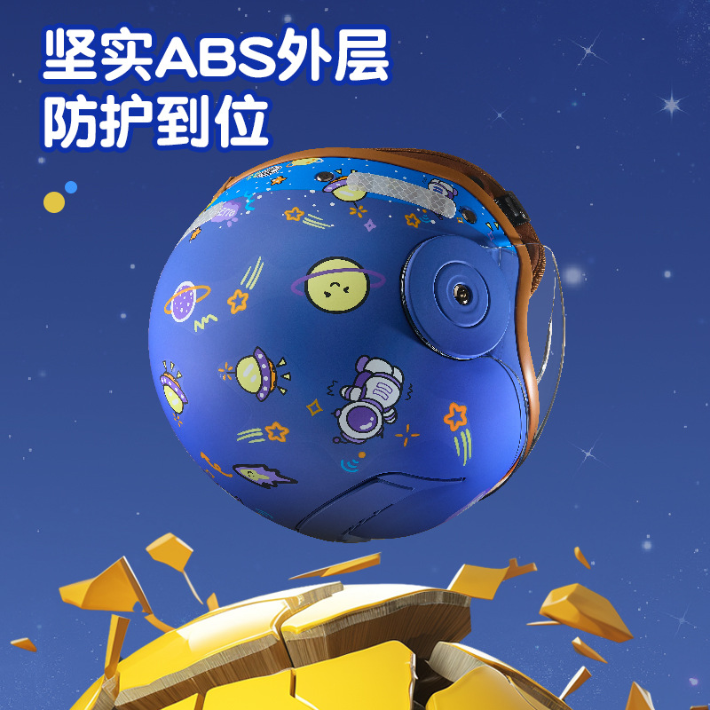 BYB Children Cartoon Helmet 3C - огляд і ціна Kids Ride On Suitcase Scooter