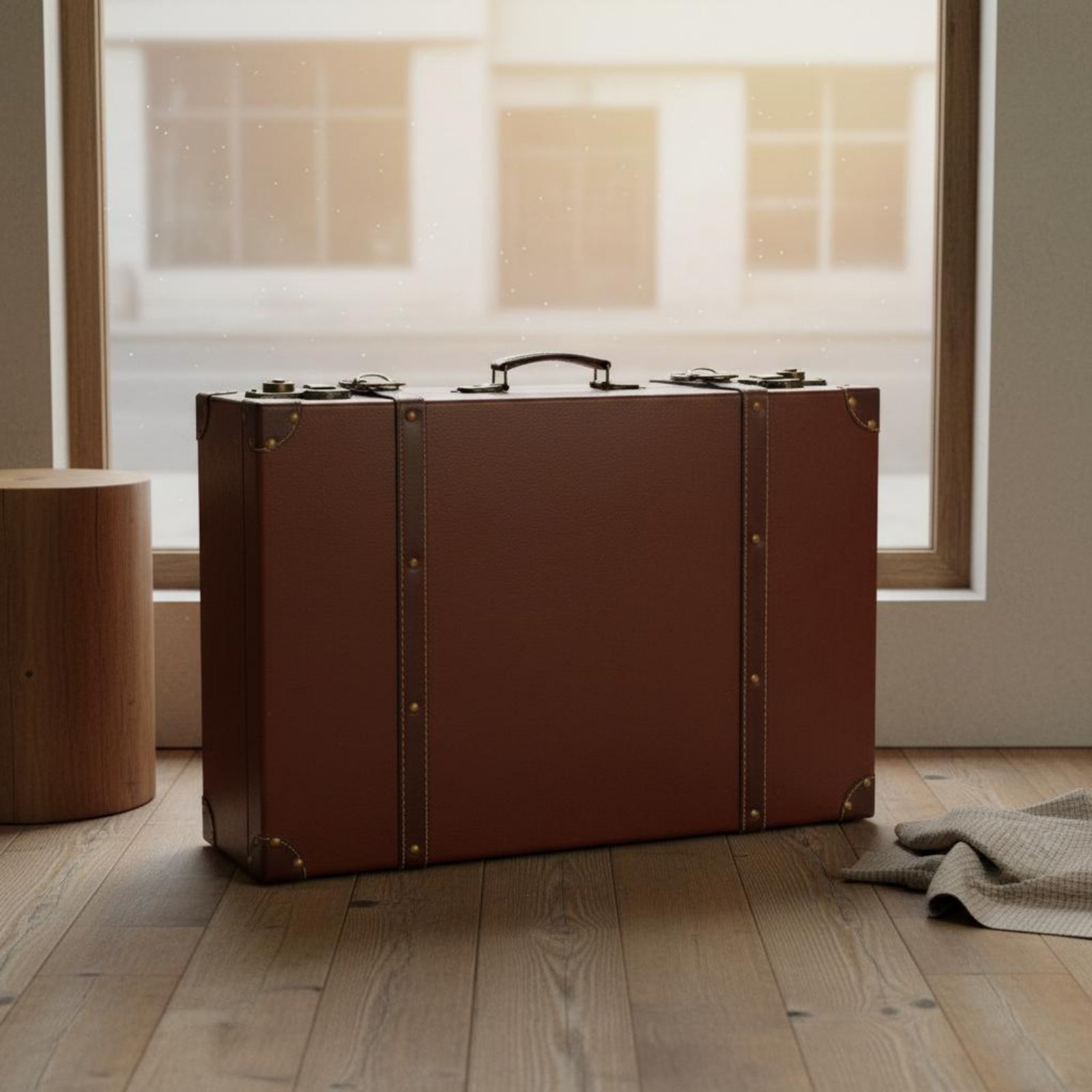 3 Pieces Vintage Suitcase Set  - огляд і ціна Retro Vintage Trunk Suitcase