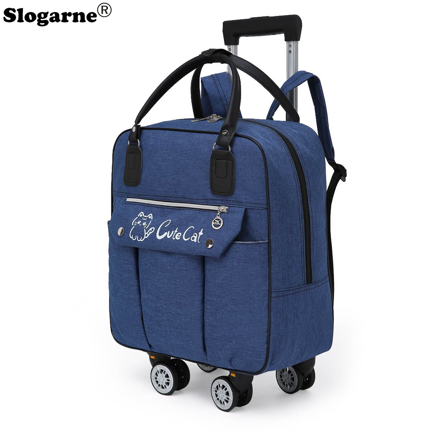 Trolley Large Capacity Travel  - огляд і ціна Foldable Rolling Luggage Bag