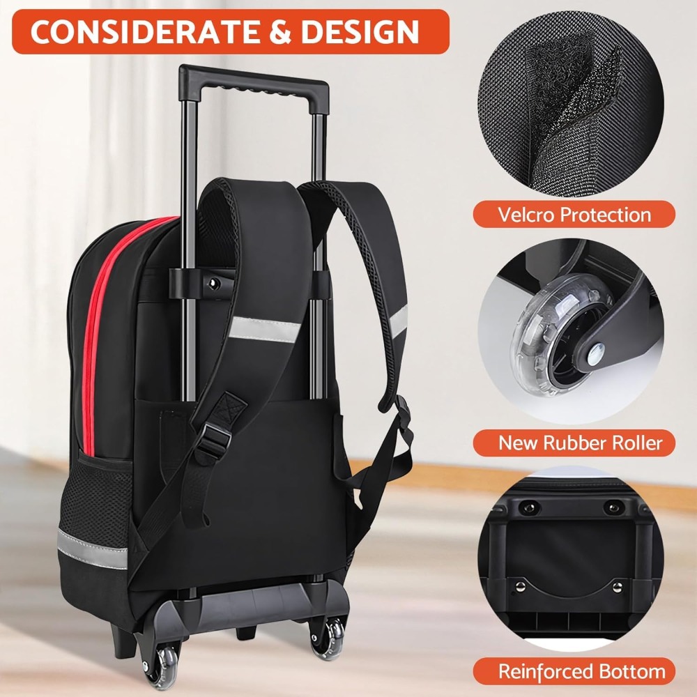 3PCS Kids Rolling Backpack for - огляд і ціна Foldable Rolling Luggage Bag