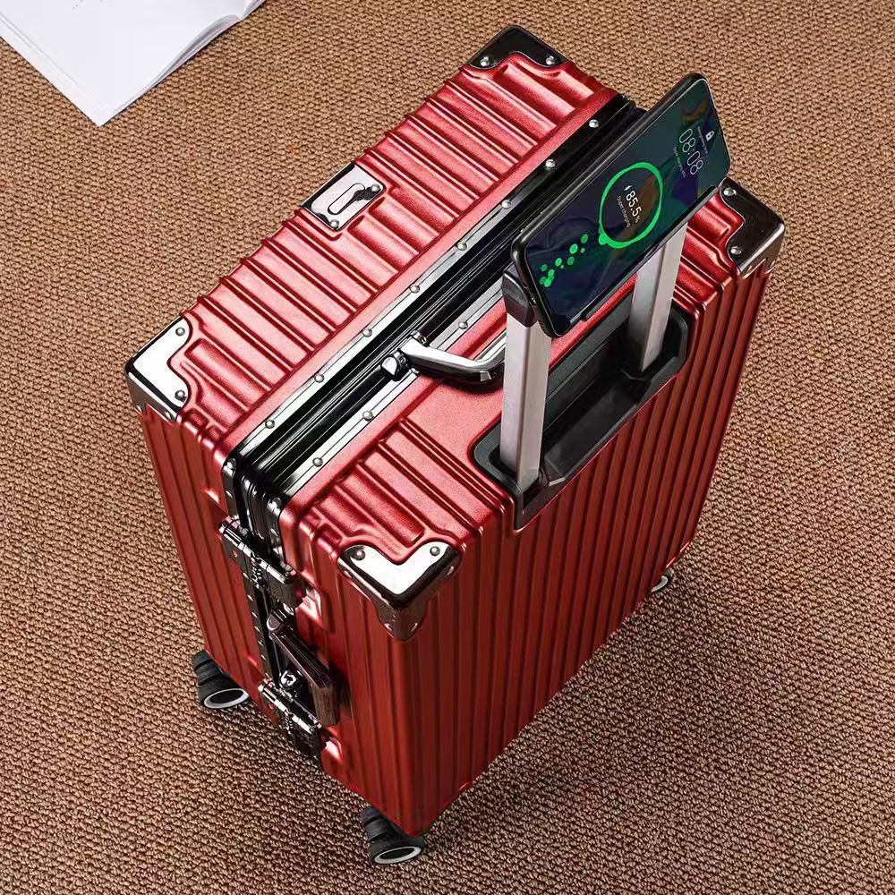 【drop deal】aluminum frame suit - огляд і ціна Aluminum Frame Carry On Luggage